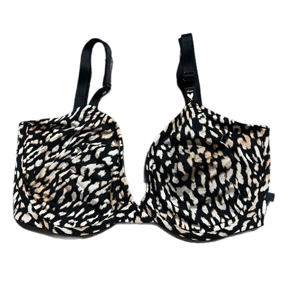 Victoria’s Secret Sexy Unlined Demi Satin Bra Animal Print 34DDD - Picture 5 of 5